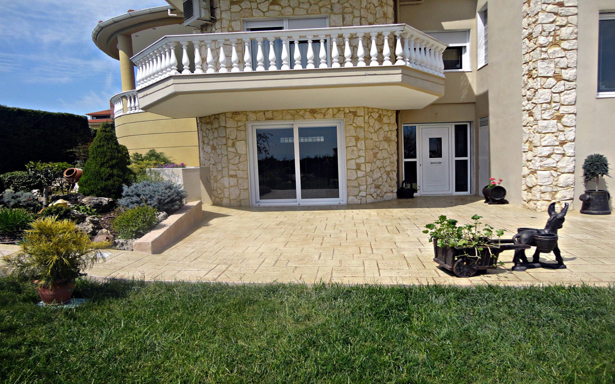 stamped concrete