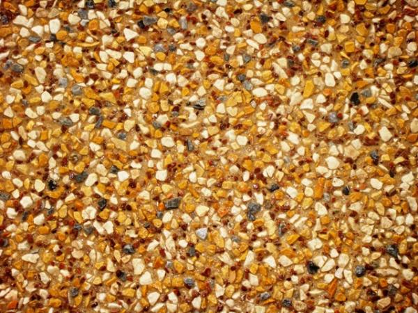 exposed aggregate or pebble